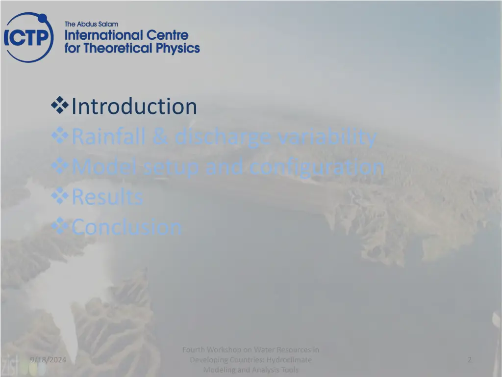 introduction rainfall discharge variability model