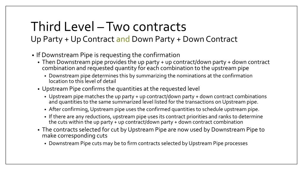 third level two contracts up party up contract