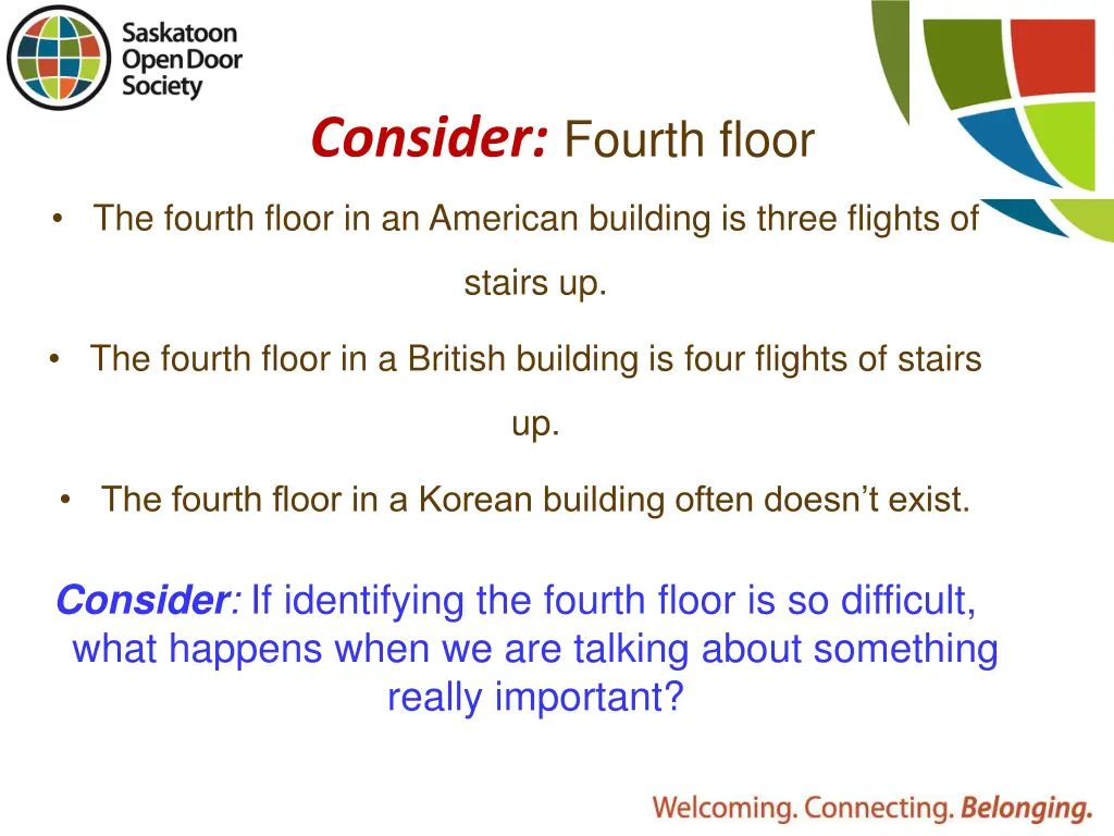 consider fourth floor