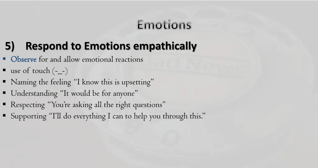 emotions