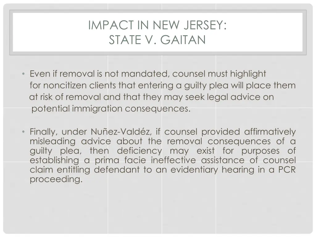 impact in new jersey state v gaitan 1