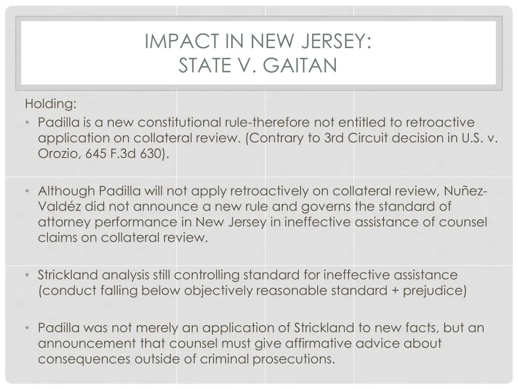 impact in new jersey state v gaitan