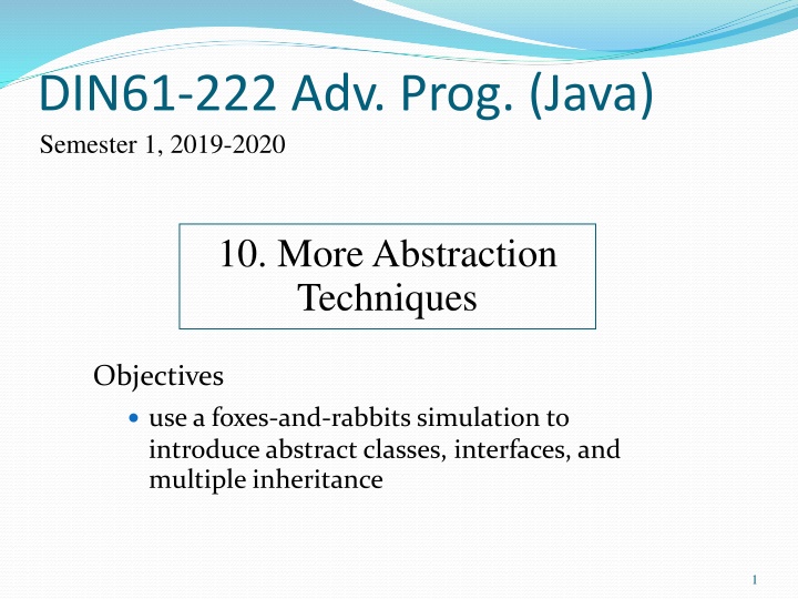 din61 222 adv prog java semester 1 2019 2020