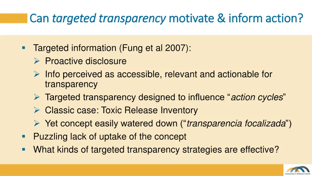 can can targeted transparency targeted