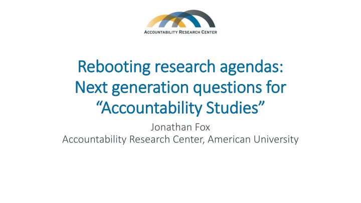 rebooting research agendas rebooting research