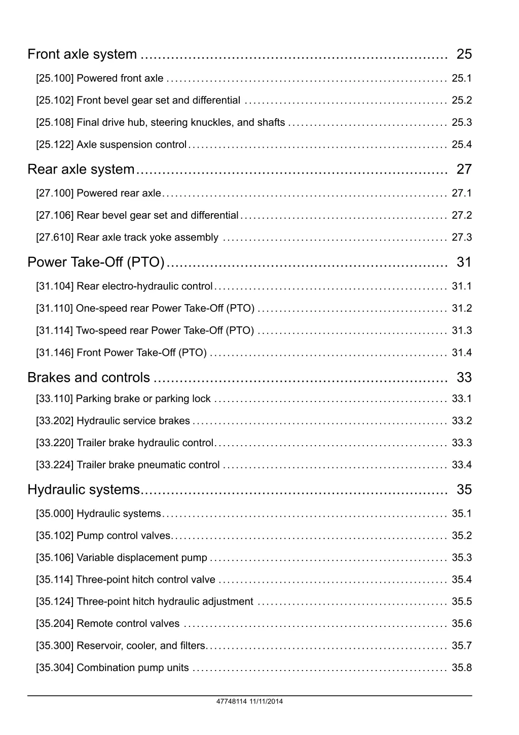 front axle system 25