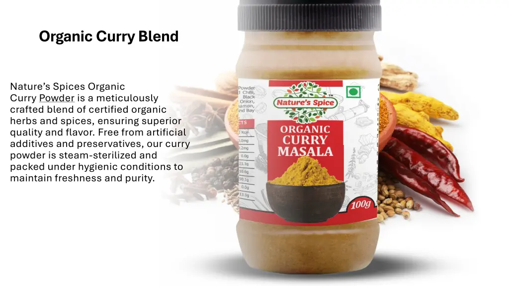 organic curry blend