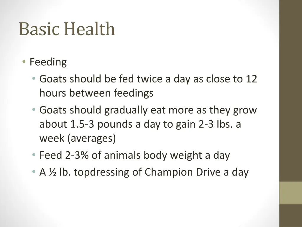 basic health 1