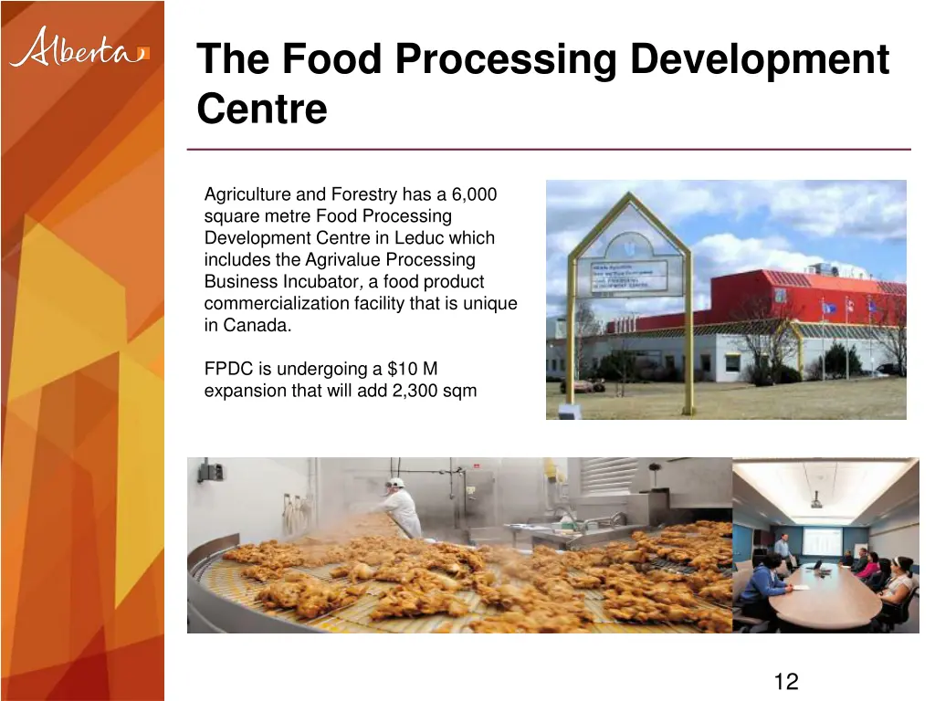 the food processing development centre