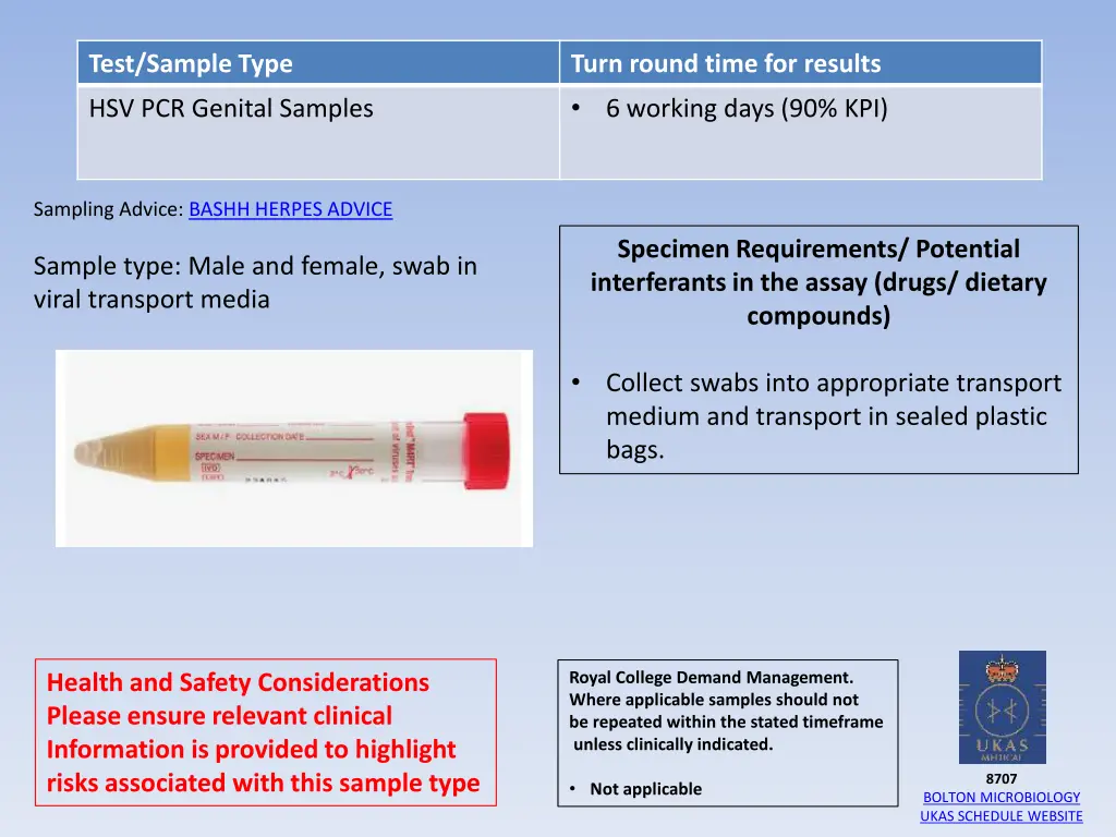 test sample type 12