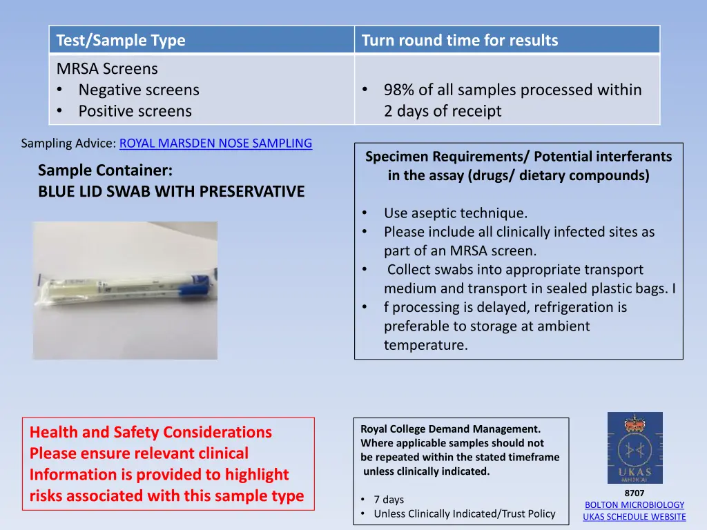 test sample type 13