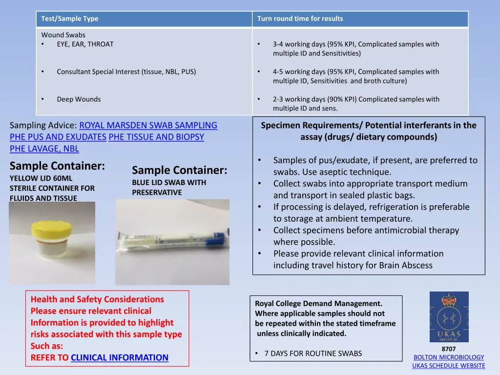 test sample type 22