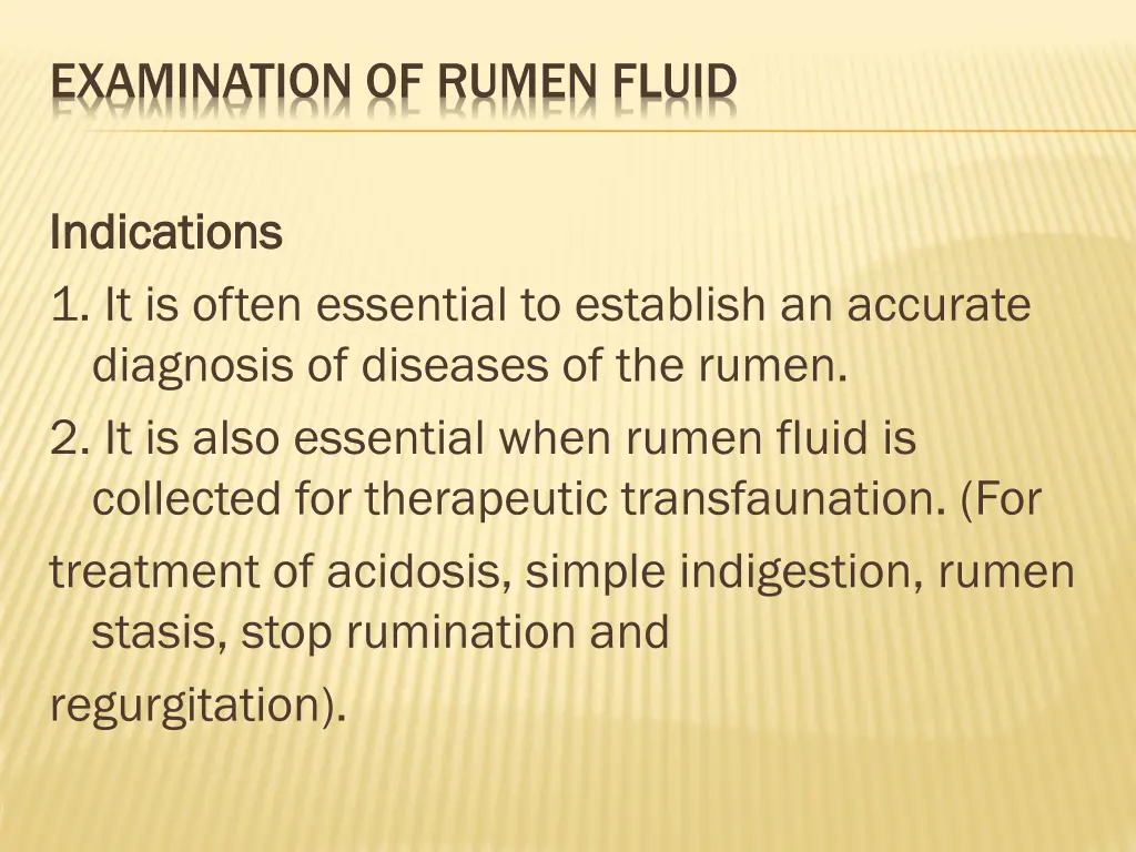 examination of rumen fluid 1