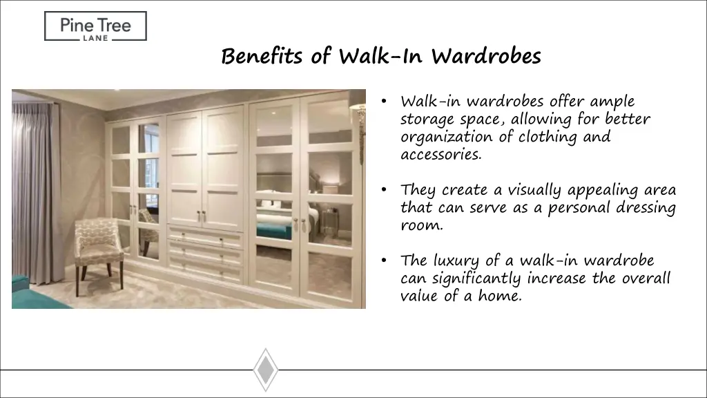 benefits of walk in wardrobes