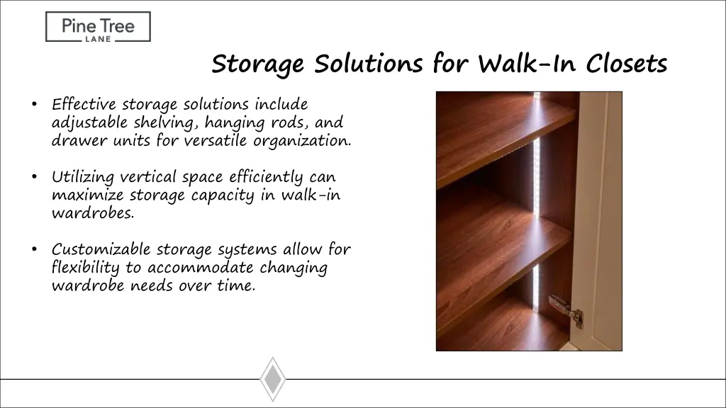 storage solutions for walk in closets