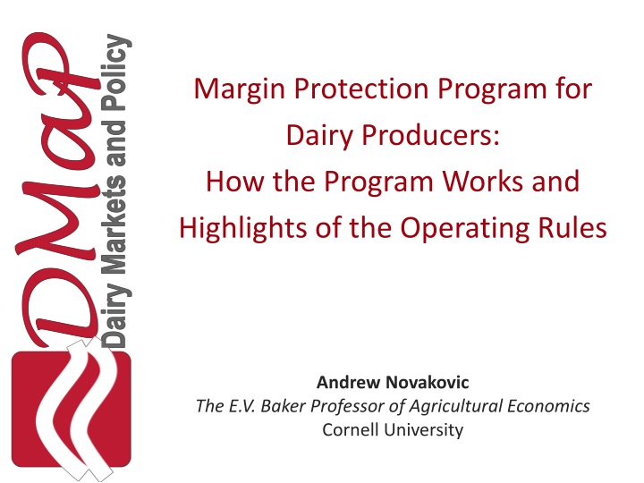 margin protection program for dairy producers