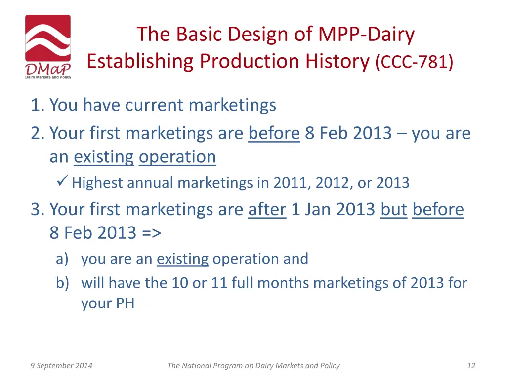 the basic design of mpp dairy establishing