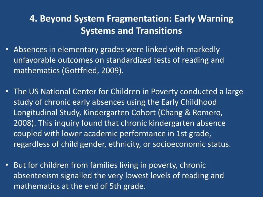 4 beyond system fragmentation early warning