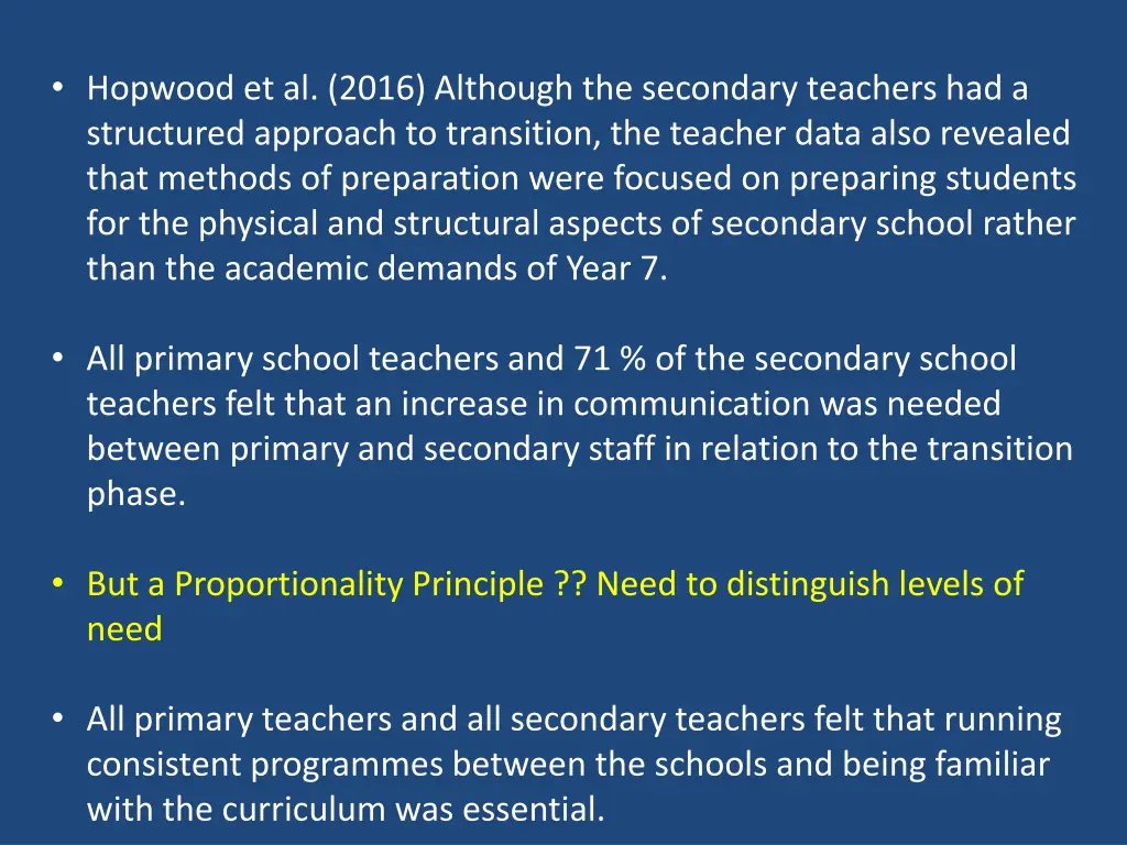 hopwood et al 2016 although the secondary