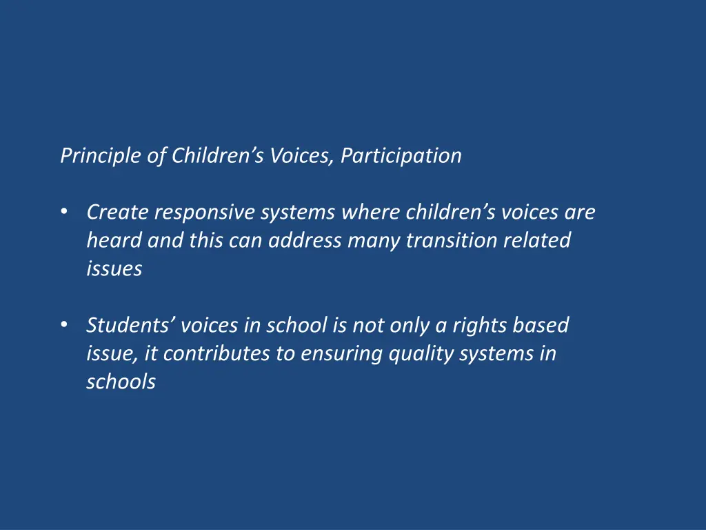 principle of children s voices participation