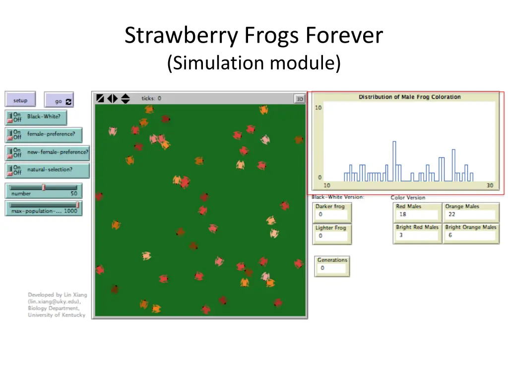 strawberry frogs forever simulation module