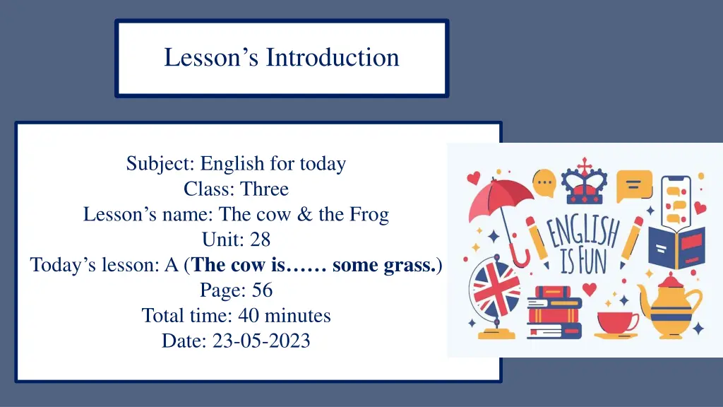 lesson s introduction