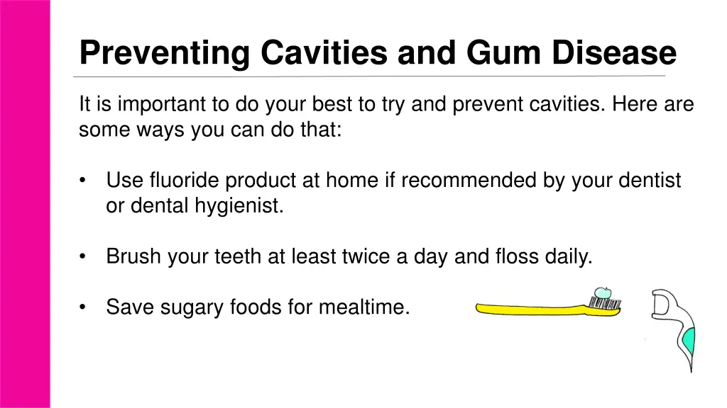 preventing cavities and gum disease