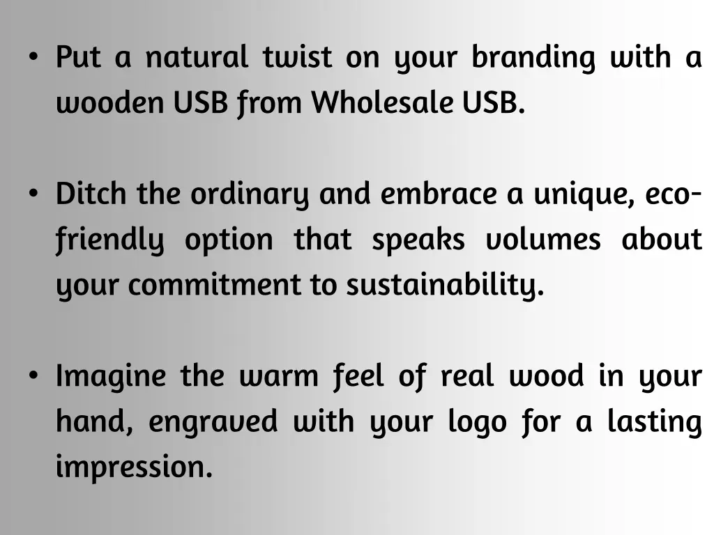 put a natural twist on your branding with