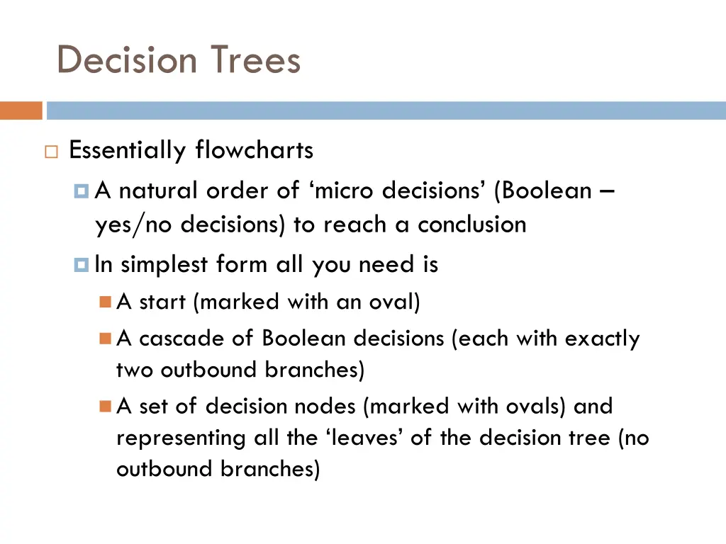 decision trees