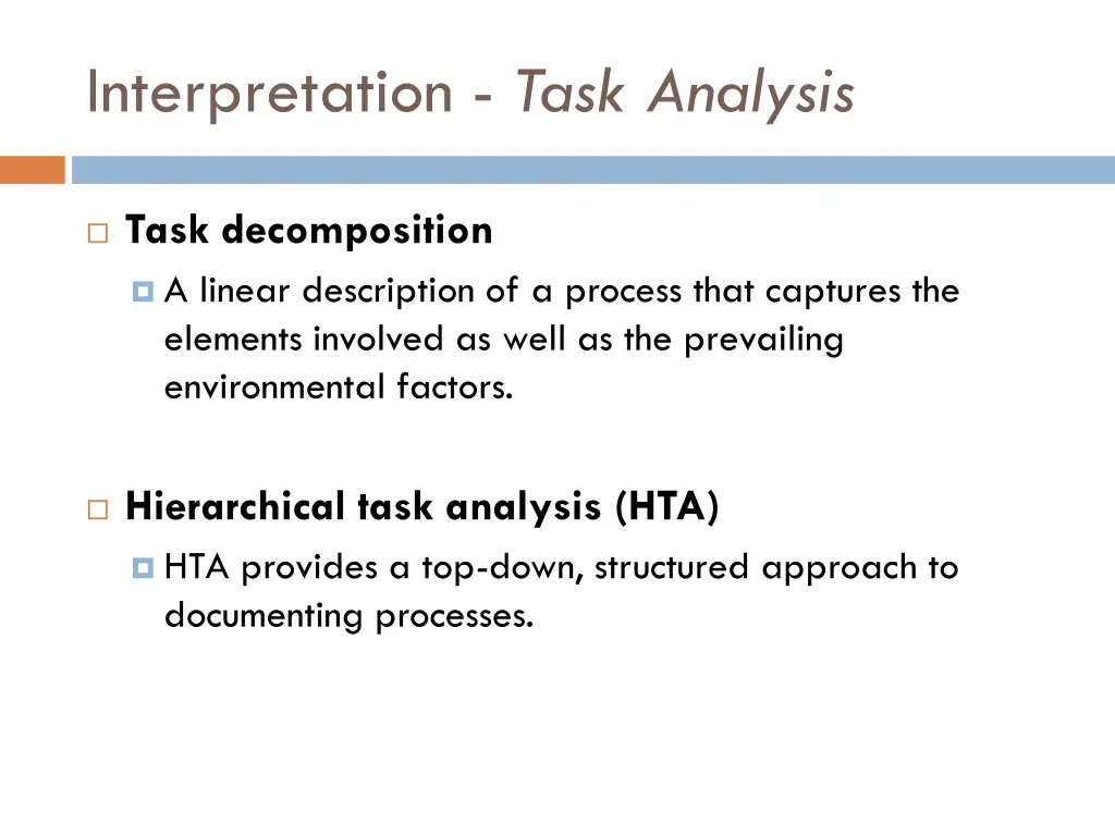 interpretation task analysis 1