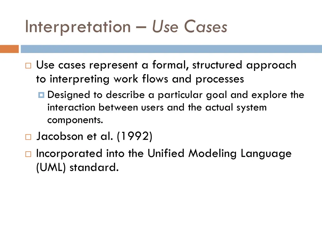 interpretation use cases