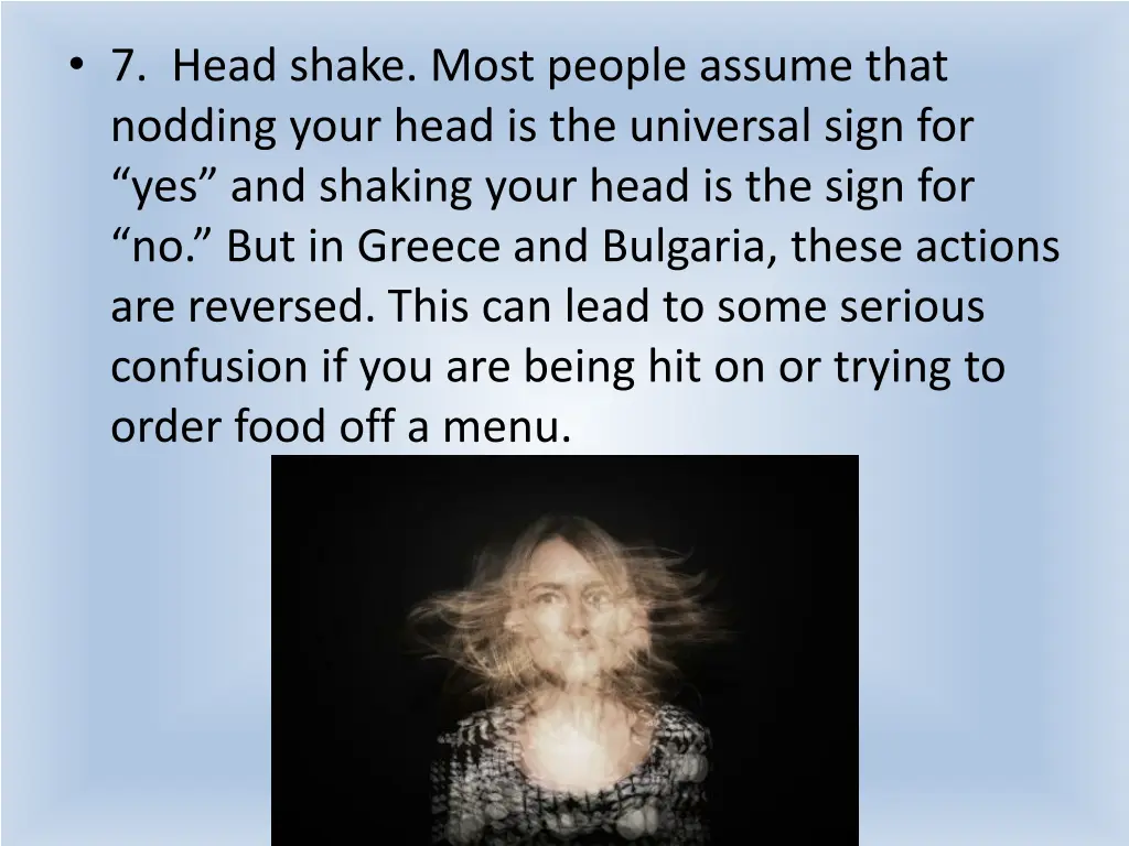 7 head shake most people assume that nodding your