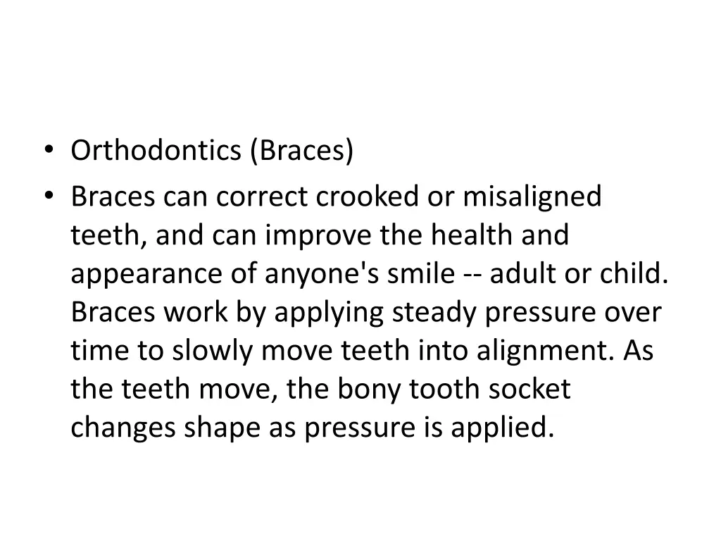 orthodontics braces braces can correct crooked