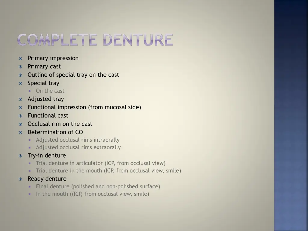 complete denture