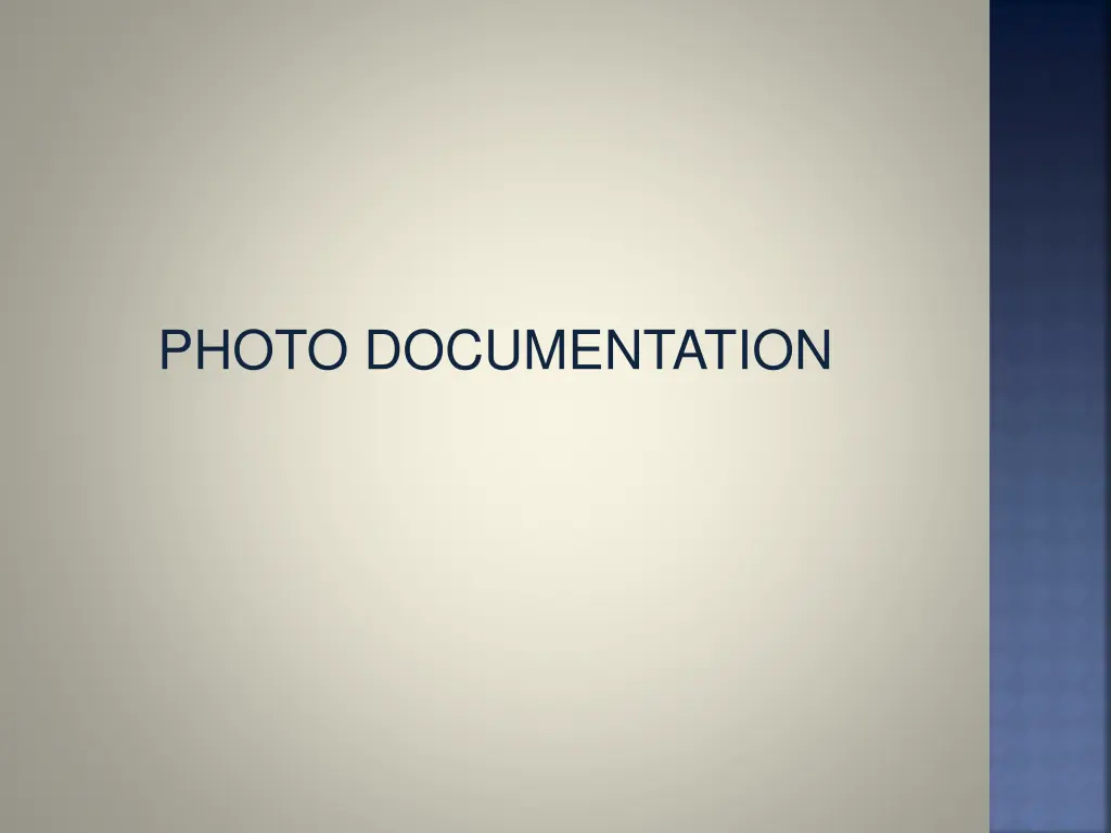 photo documentation