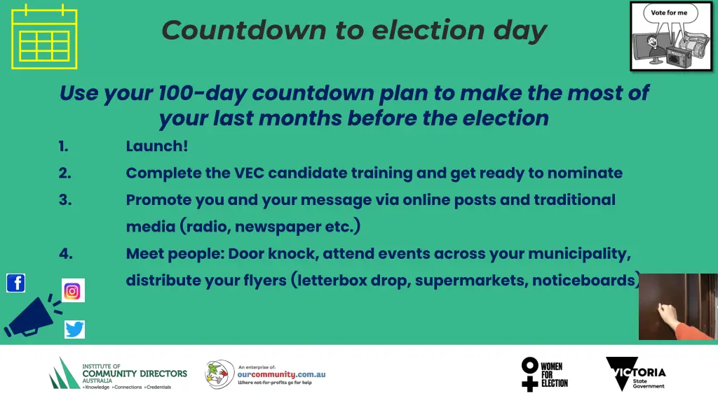 countdown to election day