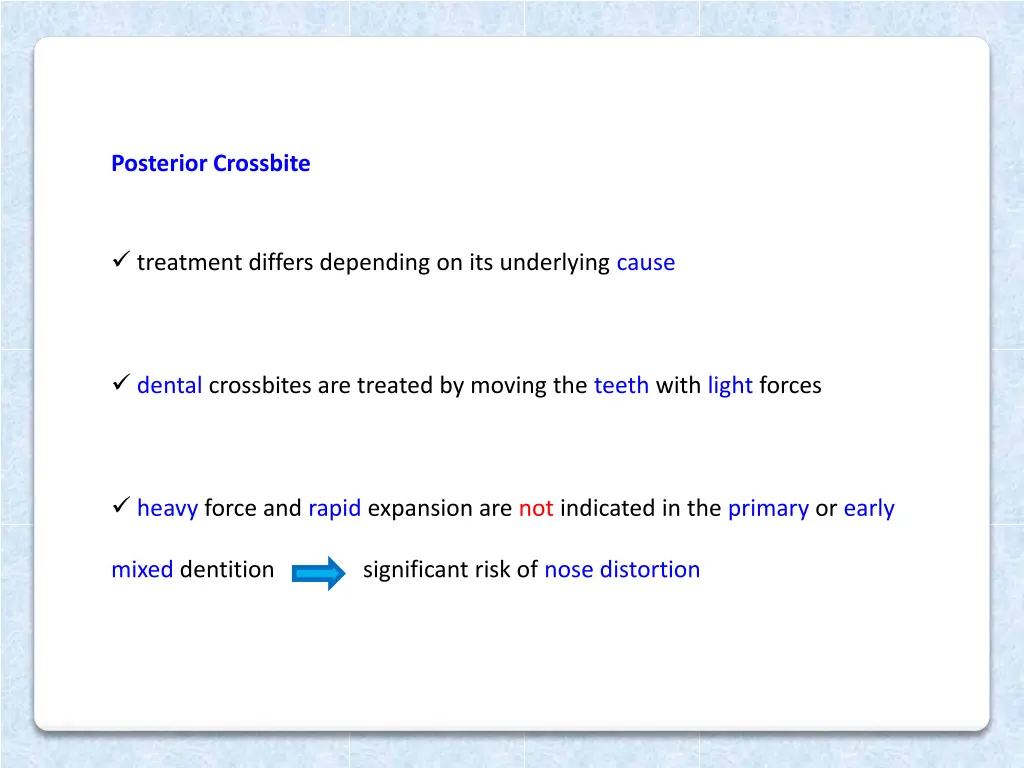 posterior crossbite