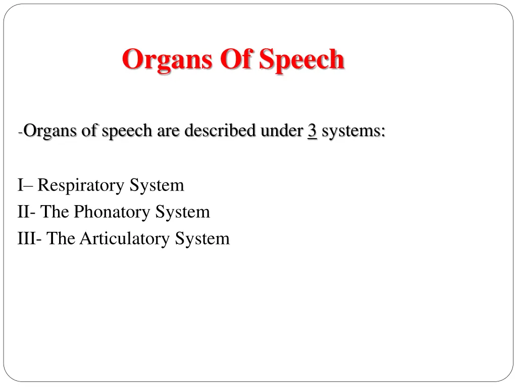 organs of speech 1