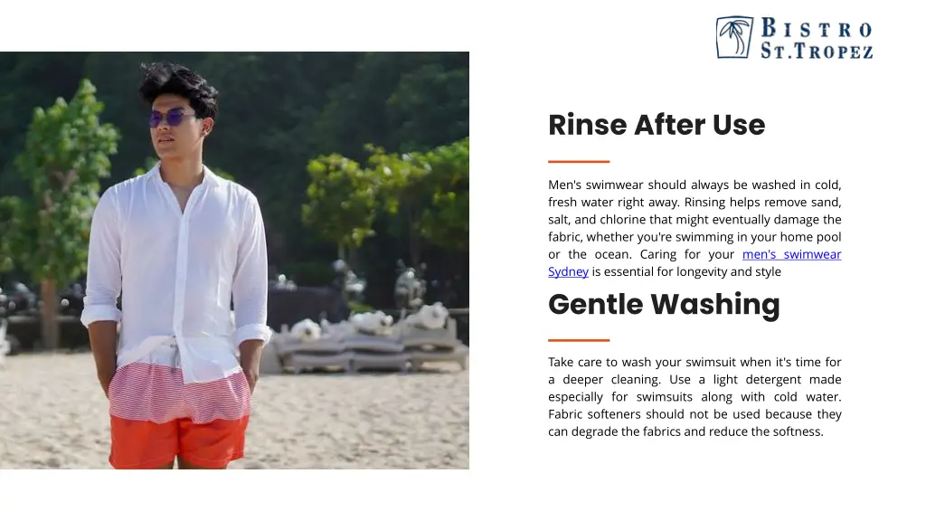 rinse after use