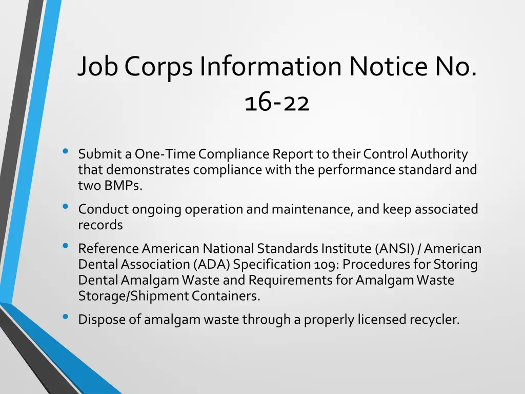 job corps information notice no 16 22 2