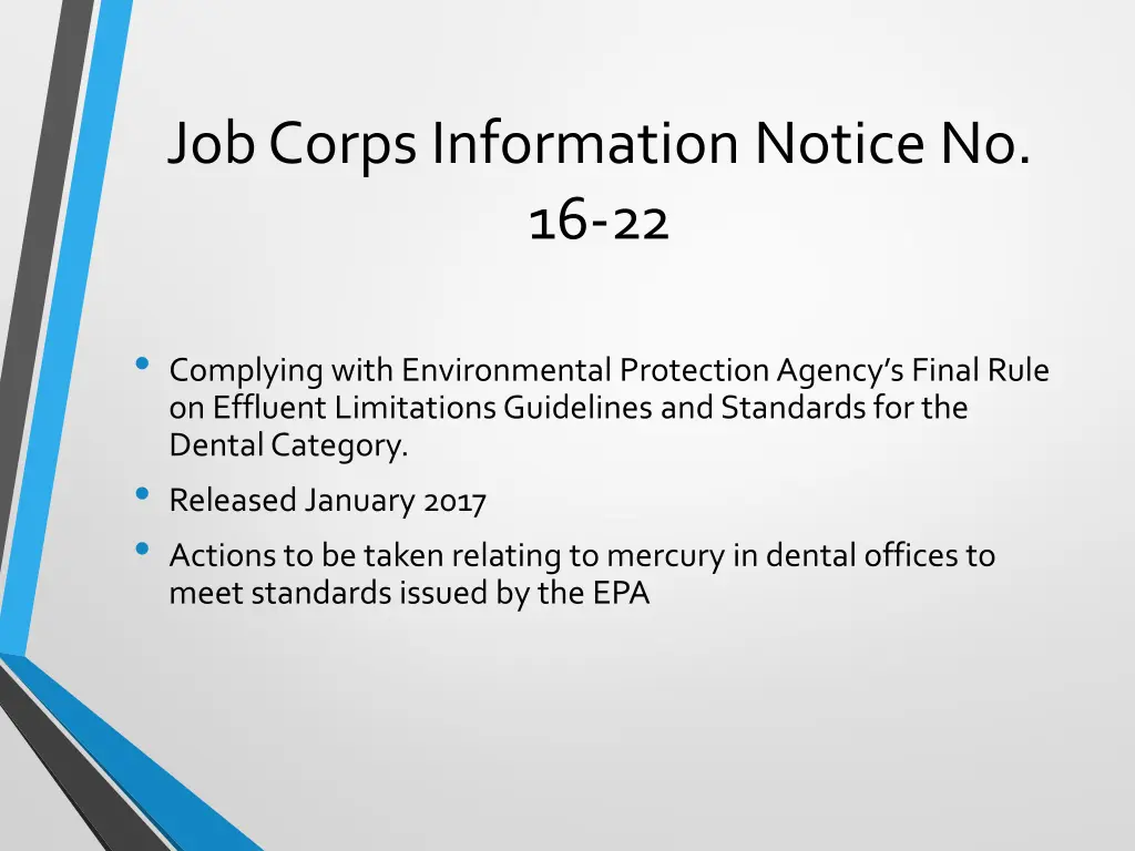 job corps information notice no 16 22