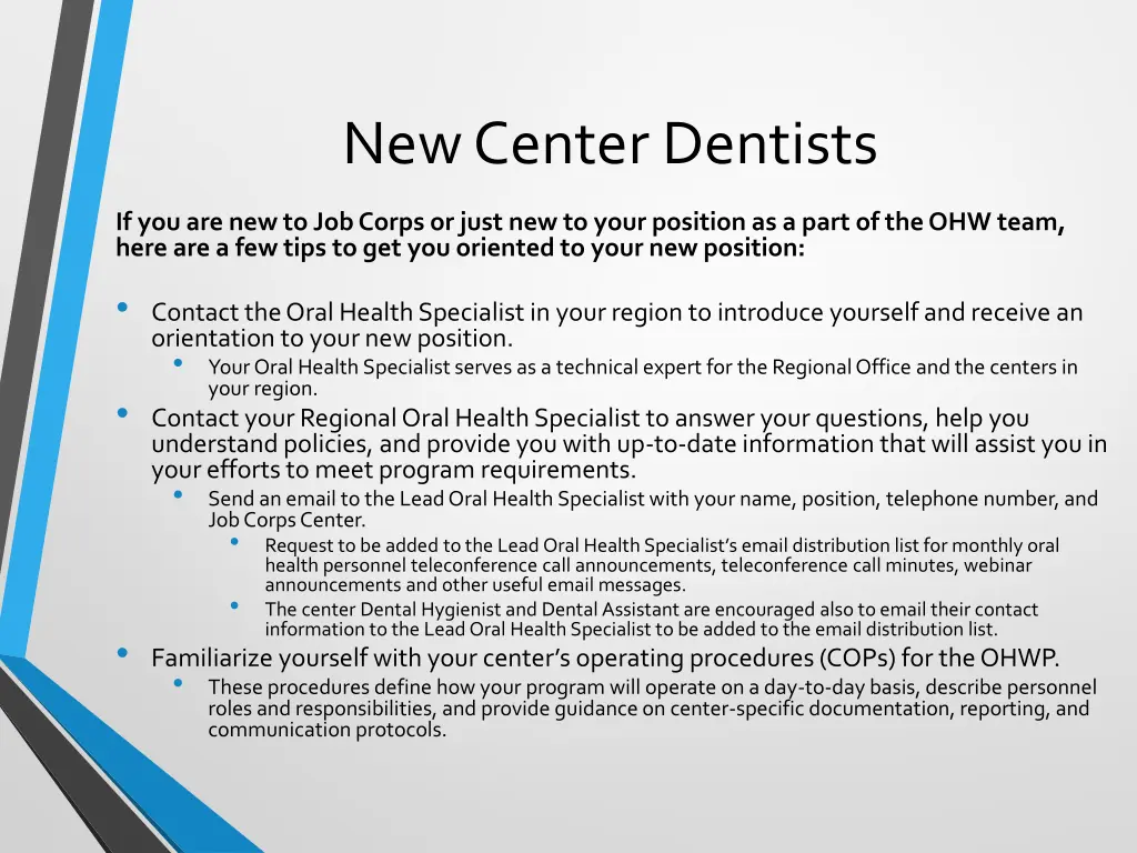 new center dentists