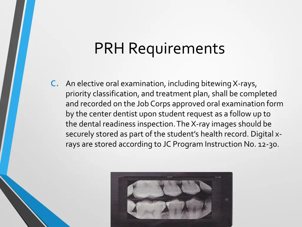 prh requirements 1