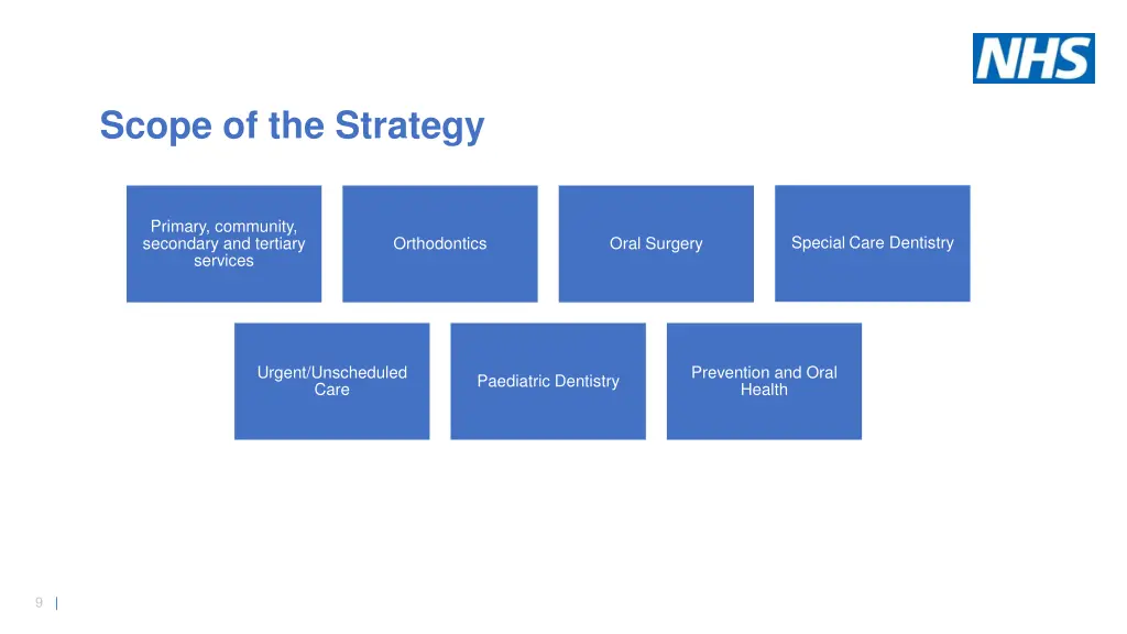 scope of the strategy