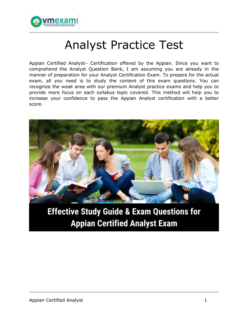 analyst practice test