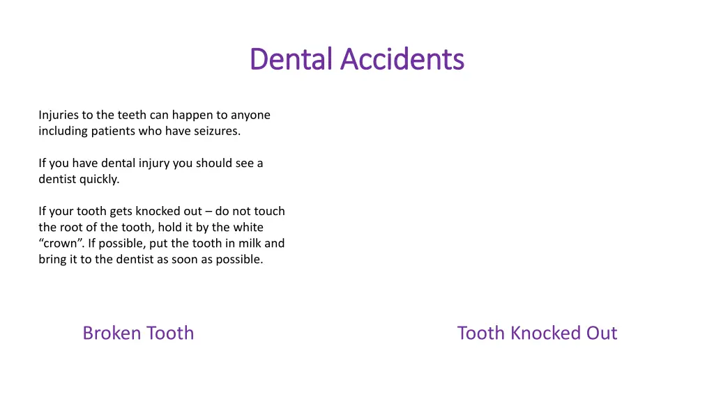 dental accidents dental accidents