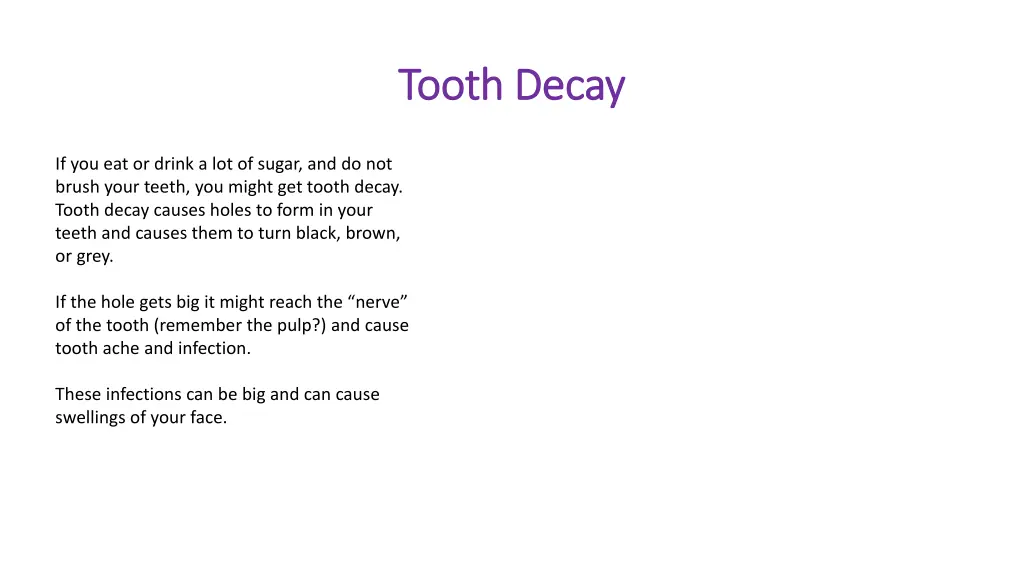 tooth decay tooth decay