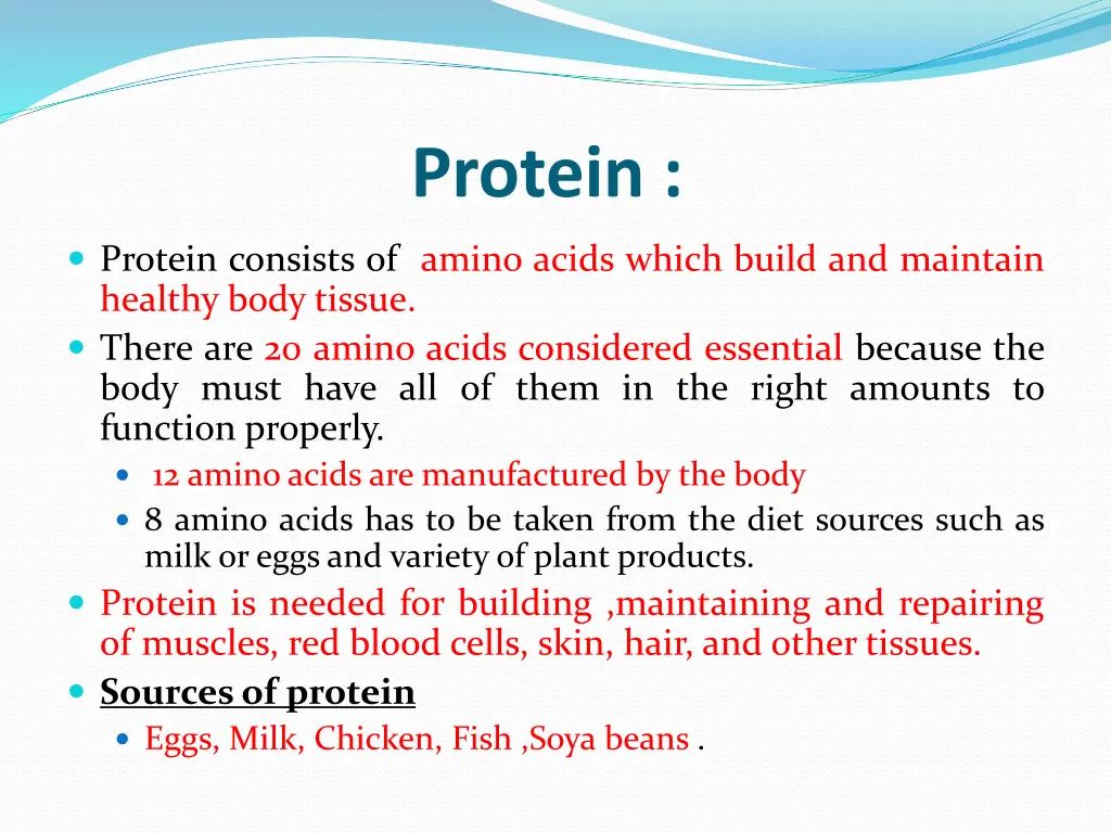 protein