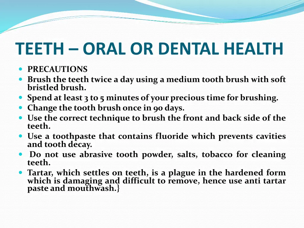 teeth oral or dental health 1