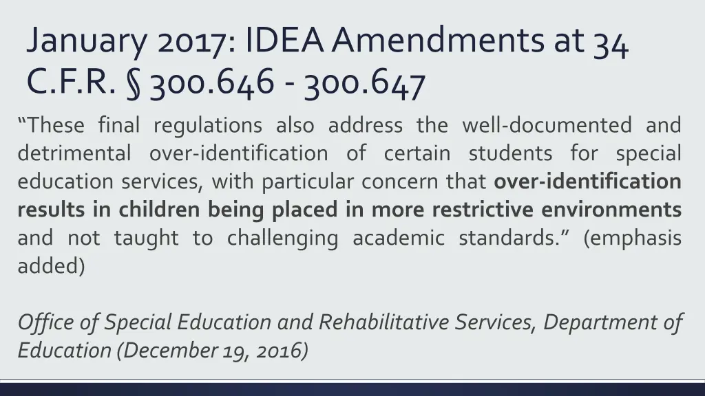 january 2017 idea amendments